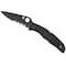 Spyderco 2024 Spyderco Endura 4 Lightweight Black Black Blade Combo SPY-C10PSBBK - alternate 3